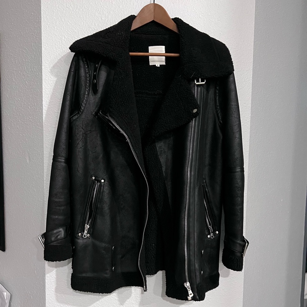 Avec Les Filles Moto Jacket Black